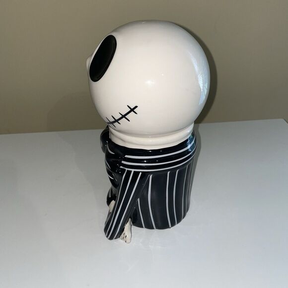 Disney Nightmare Before Christmas Jack Skellington Pumpkin Cookie Jar Canister - Picture 7 of 10